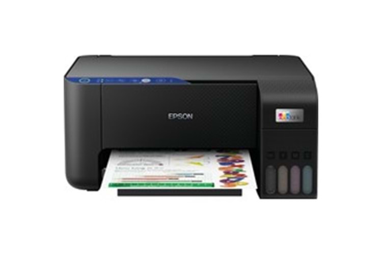 Epson EcoTank L3250 Wi-Fi + Tarayıcı + Fotokopi Renkli Çok Fonksiyonlu Tanklı Mürekkep Püskürtmeli Yazıcı