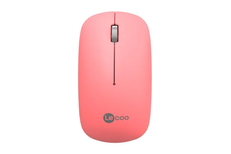 Lecoo WS214 Wireless/Kablosuz Pembe Mouse