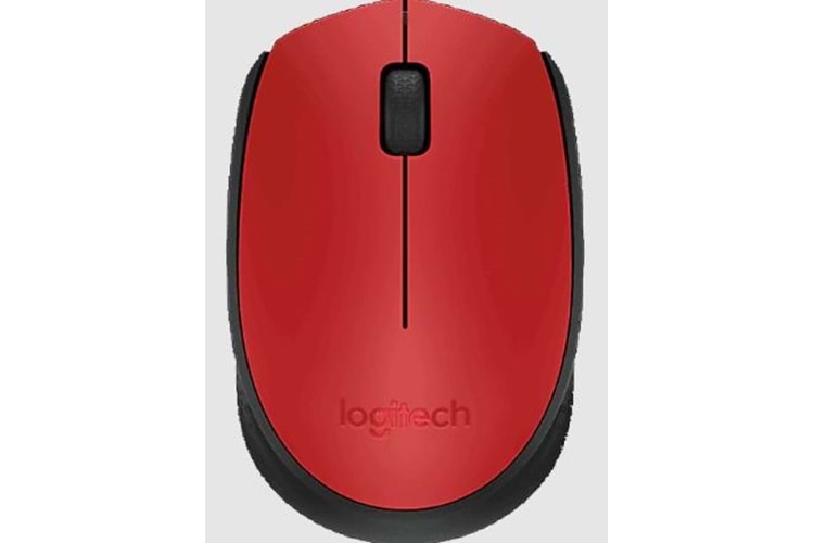 Logitech M171 Wireless/Kablosuz Kırmızı Mouse