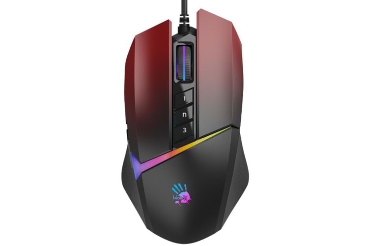 A4Tech Bloody W60 Max Gradient Red Gaming Mouse