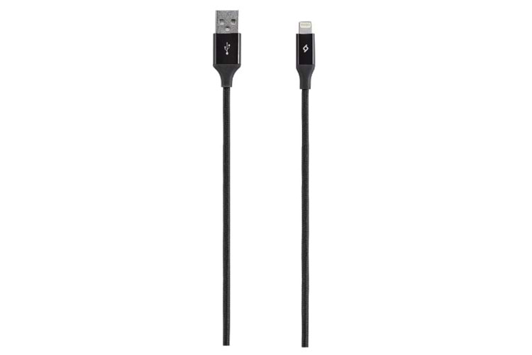 Ttec 2DK16S AlumiCable USB-A - Lightning Şarj Kablosu Siyah