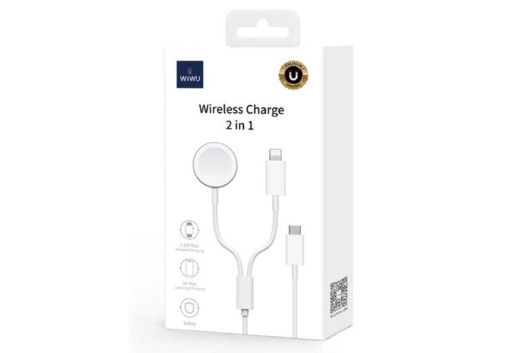 Wiwu Wireless Charge 2 in 1 Kablosuz Şarj Standı