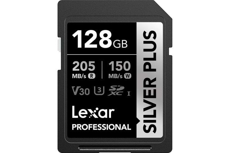 Lexar Professional Silver Plus 128GB SDXC UHS-I Kart