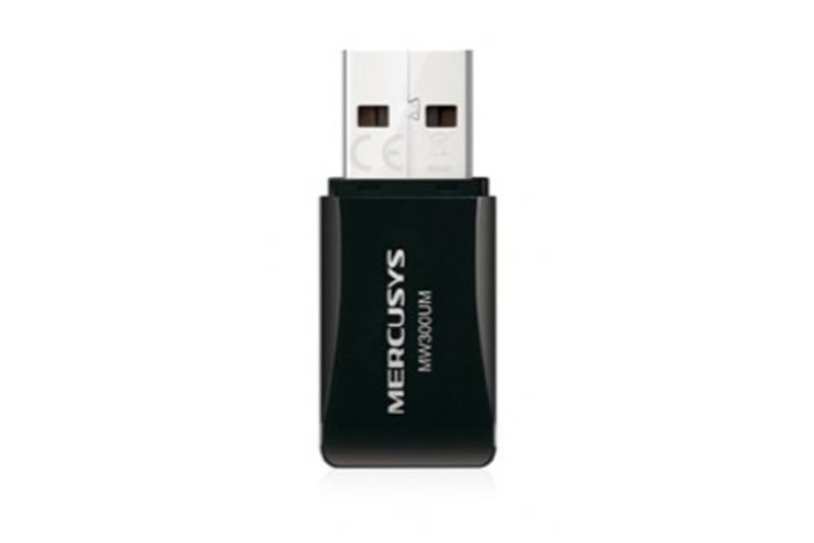 Tp-Link Mercusys MW300UM 300Mbps Kablosuz USB Adaptör