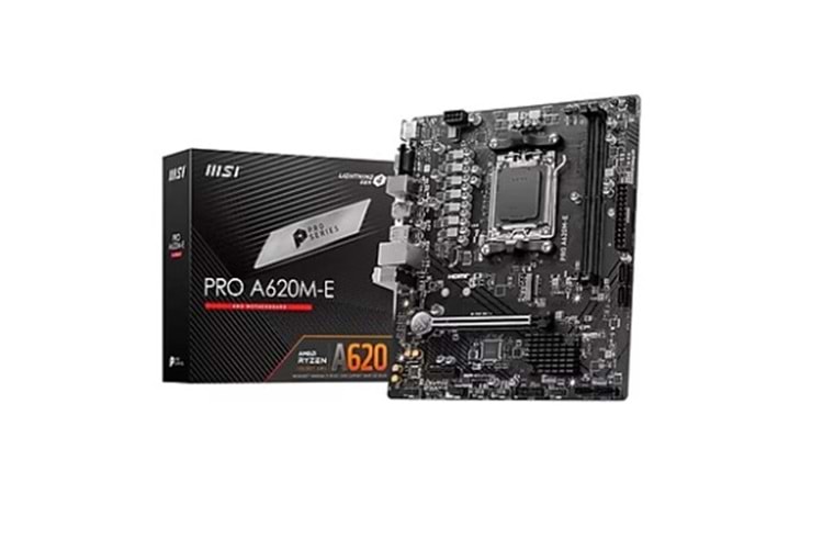 MSI Pro A620M-E AMD AM5 DDR5 Micro ATX Anakart