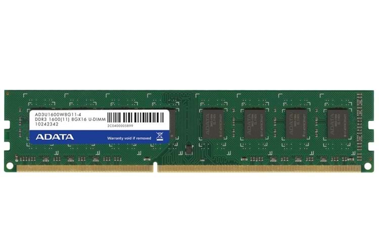 Adata 8 GB 1600 MHz DDR3 AD3U1600W8G11-S