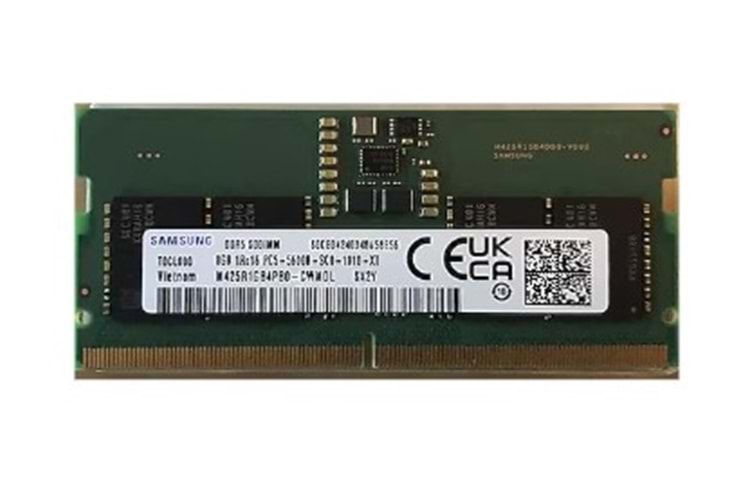 Samsung 8gb Ddr5 5600MHZ Notebook Ram M425R1GB4PB0-CWMOL