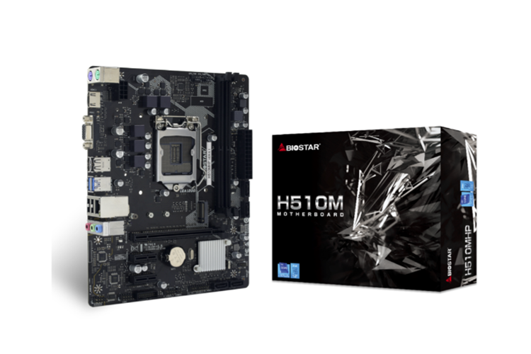 Biostar H510MHP 4.0 Intel 1200p DDR4 3200 HDMI VGA M2 mATX