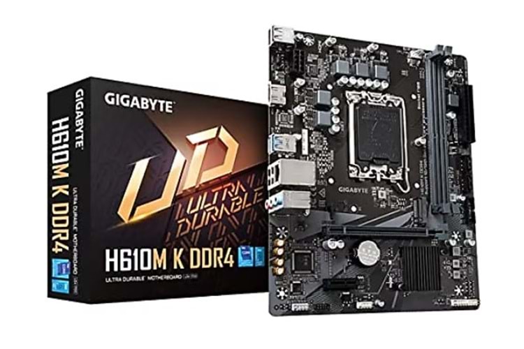 Gigabyte H610M-K Intel LGA1700 DDR4 Micro ATX Anakart