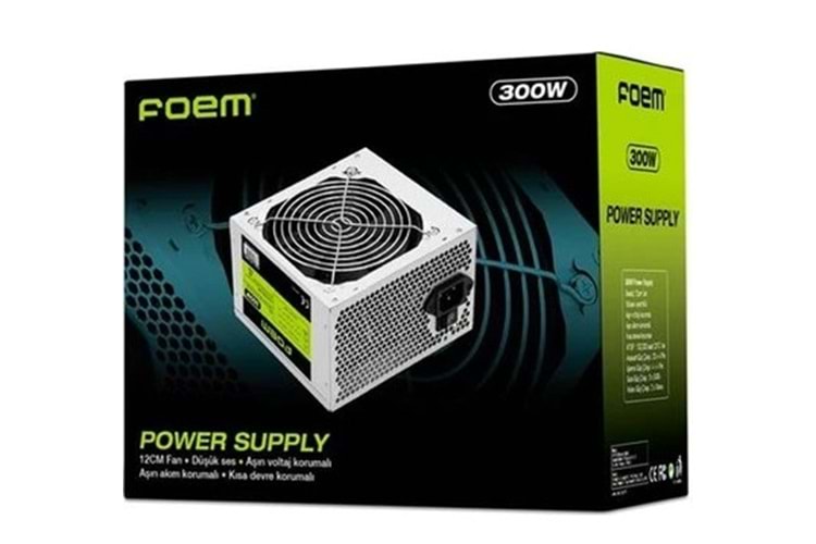 Foem FPS-G30F12 Güç Kaynağı, 300W 12Cm Fan