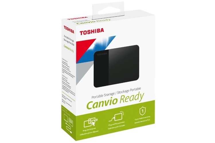 Toshiba Canvio 2.5 1TB 3.0 External HDD