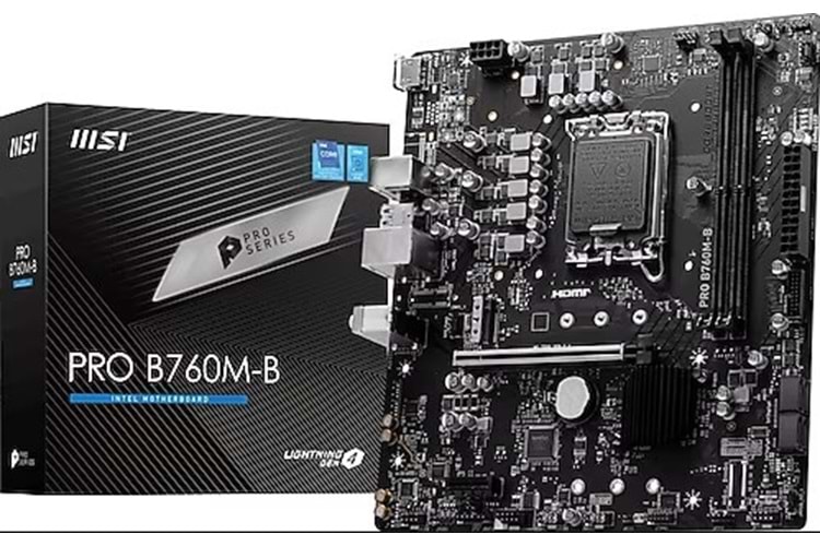 MSI MB PRO B760M-B DDR4 SOCKET 1700 DDR4 4800(OC)