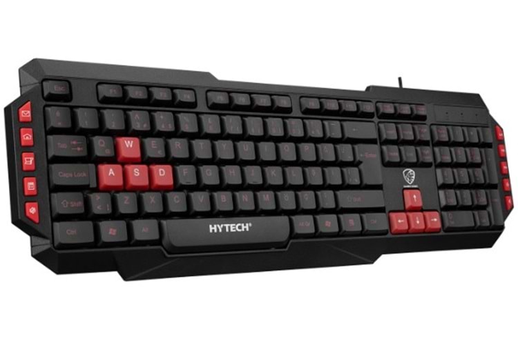 Hytech HYK-46 GAMY Siyah USB Kırmızı Tuşlu Q Gaming Oyuncu Klavyesi