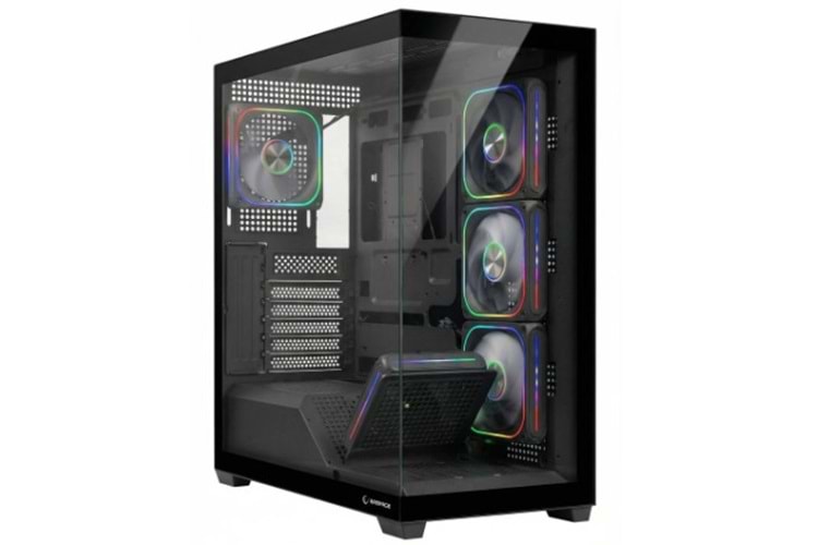 Rampage SYLON 750W 80 Plus Bronze Siyah 5*12cm ARGB Fan ATX MID-T Gaming Oyuncu Kasası