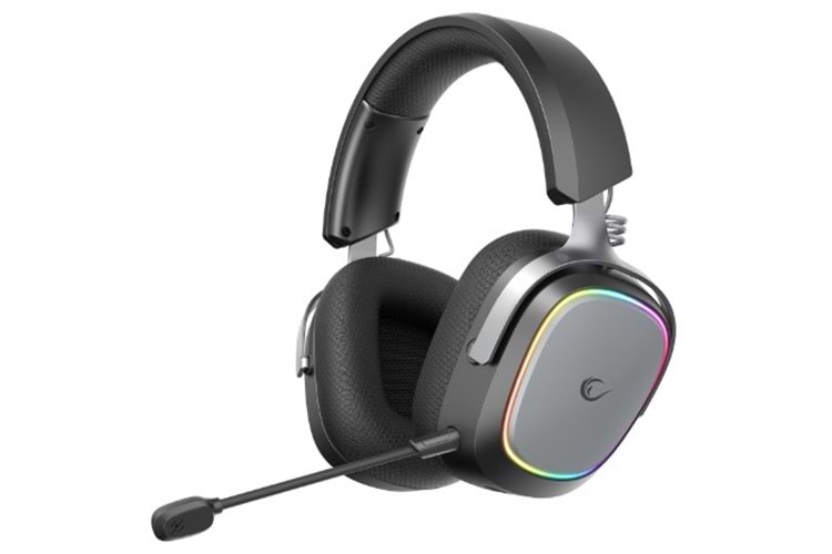 Rampage RETSU Siyah/Gri Kablosuz 2.4G+ Bluetooth Kumaş ve Deri Protein Earpad Mikrofonlu Oyuncu Kulaklığı