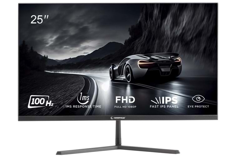Rampage RM25R100 25'' 100Hz 1ms IPS FHD PC Flat Oyuncu Monitörü