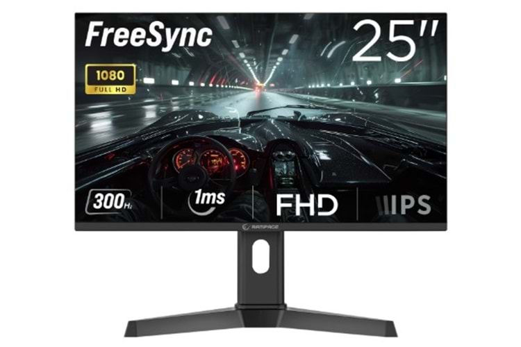 Rampage RAGE RG25R300 25'' 300Hz 1ms FAST IPS Kırmızı Led Freesync FHD PC Flat Oyuncu Monitörü