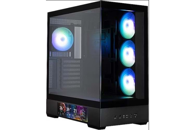 Zalman P40 DS 4*ARGB Fanlı Siyah ATX Mid Tower 9.1'' LCD Gaming Oyuncu Kasası