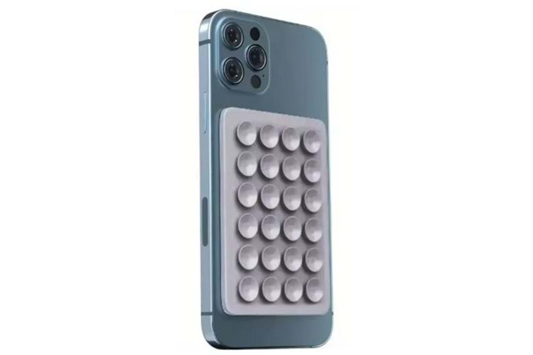 Addison ADS-XH18 Silikon Vakumlu Telefon Tutucu Gri