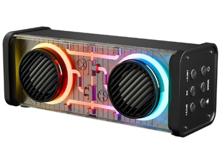 Mikado MD-56BT Siyah AUX + USB + Bluetooth Destekli 10W 1500mAh Taşınabilir Speaker