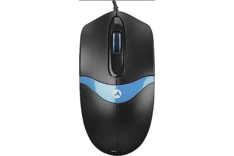 Everest SM-220 Usb Siyah/Mavi 1200dpi 3D Optik Kablolu Mouse