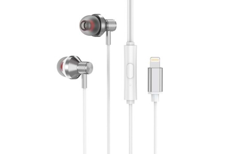S-link SL-BTL03 Beyaz iPhone Telefon Uyumlu Lightning Kulaklık