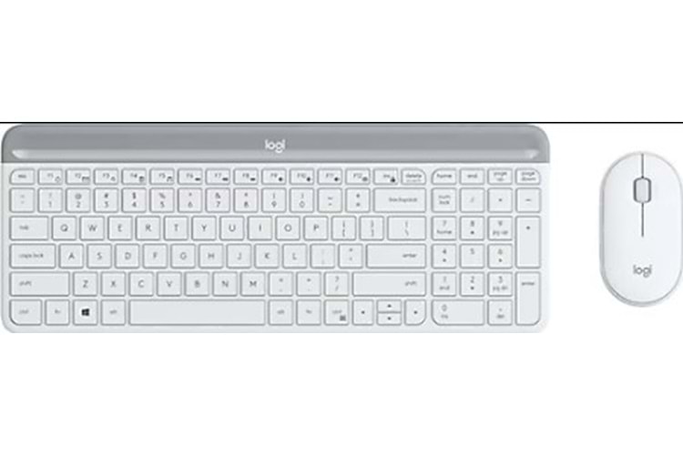 Logitech MK470 Kablosuz Klavye & Mouse Seti Beyaz