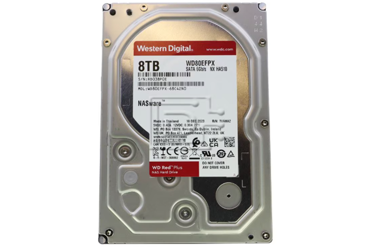 Western Digital Red Plus WD80EFPX SATA 3.0 5640 RPM 3.5