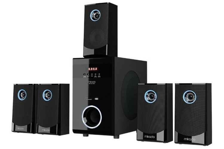 Mikado MD-813BT 80W 5+1 Bluetooth Speaker Siyah