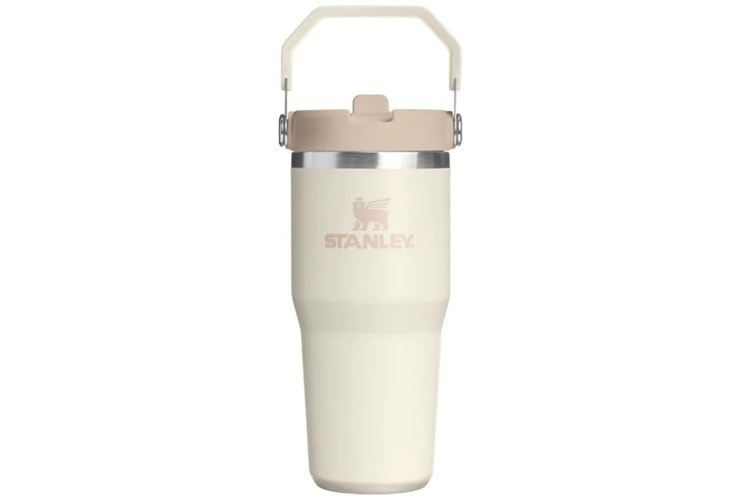 Stanley The IceFlow Flip Straw Pipetli Termos Bardak 0.59 LT Bej