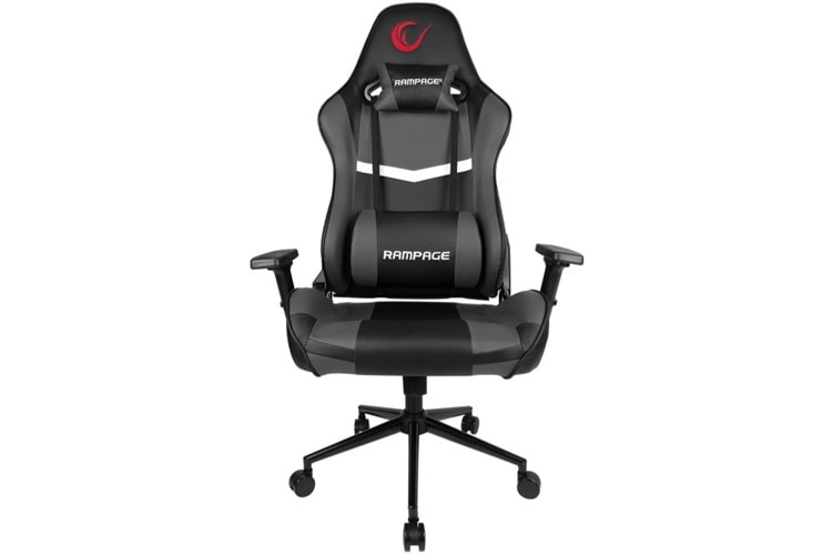 Rampage KL-R56 3D Kol,Tam Dökme Süngerli Siyah/Gri Oyuncu Koltuğu