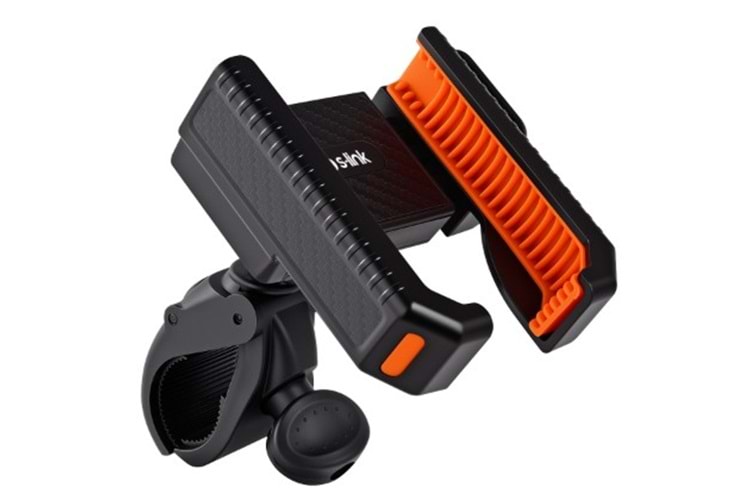 S-link SL-M55 Plastik Motor Siyah Gidona Takılan Model Sıkıştırmalı Telefon Tutucu