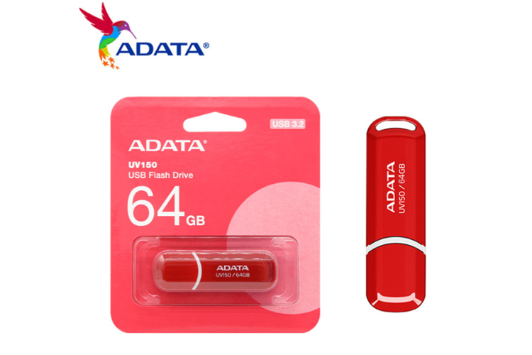 ADATA UV150 64GB USB3.2 RED BELLEK