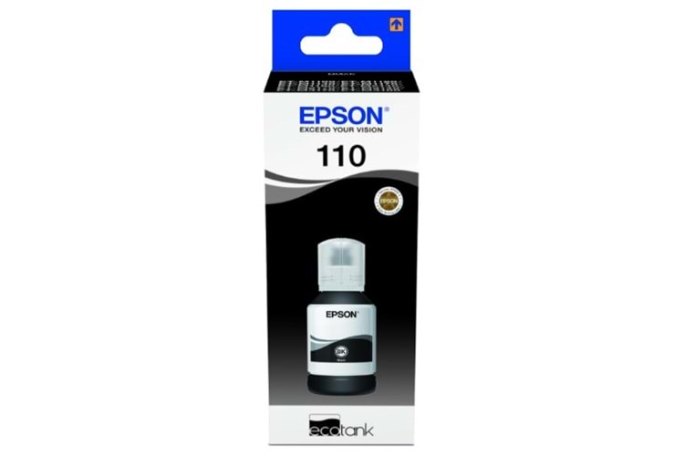 Epson 110 Siyah Orjinal Şişe Mürekkep Kartuş