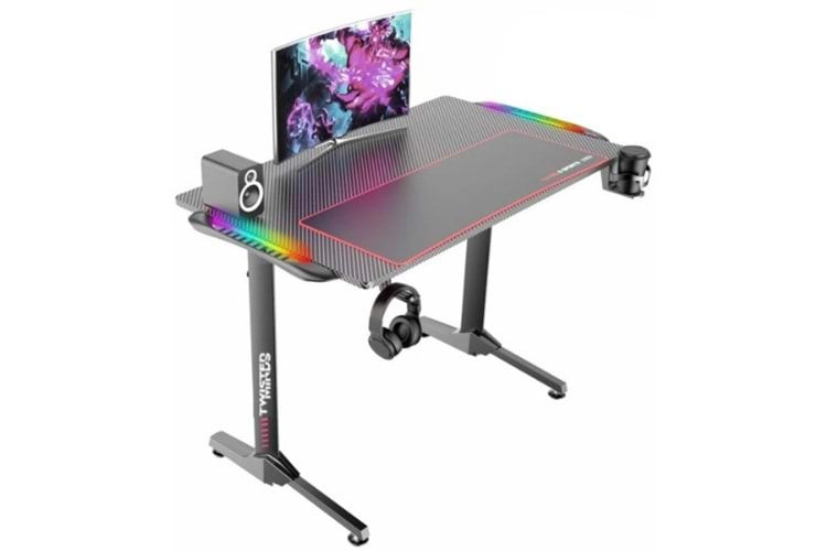 Twisted Minds T Design Karbon Fiber E-Spor Oyuncu Masası