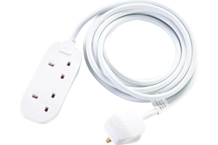 Masterplug 2'li Priz Uzatma Kablosu, 5 Metre