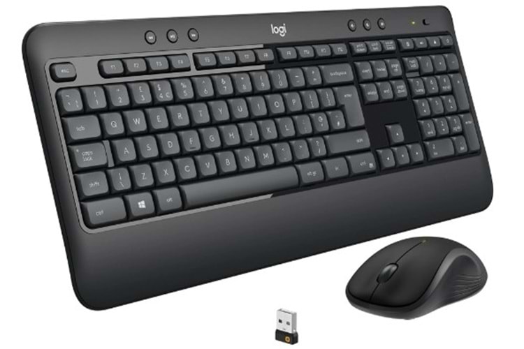 Logitech MK540 ADVANCED Kablosuz Türkçe Q Klavye Mouse Seti - Siyah