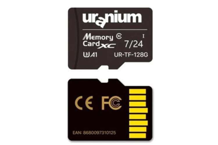 Uranium 128GB UR-TF-128G Micro SD Card U3 7/247