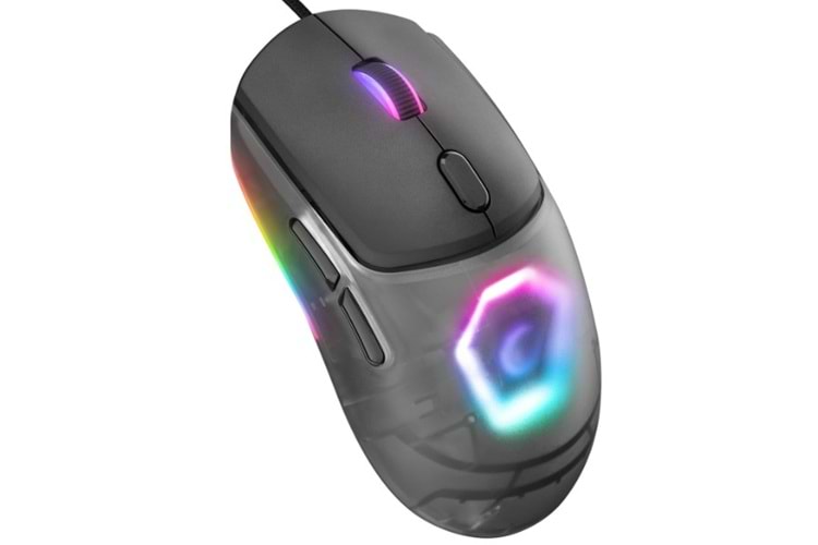 Rampage Hyalo M1 Siyah Değiştirilebilir 3 Kapaklı RGB 12000 DPI Gaming Oyuncu Mouse