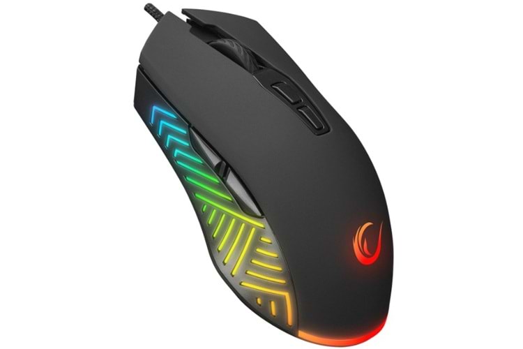 Rampage SMX-G68 SPEAR V2 FULL RGB 12800 DPI Siyah 7D Makrolu Gaming Oyuncu Mouse