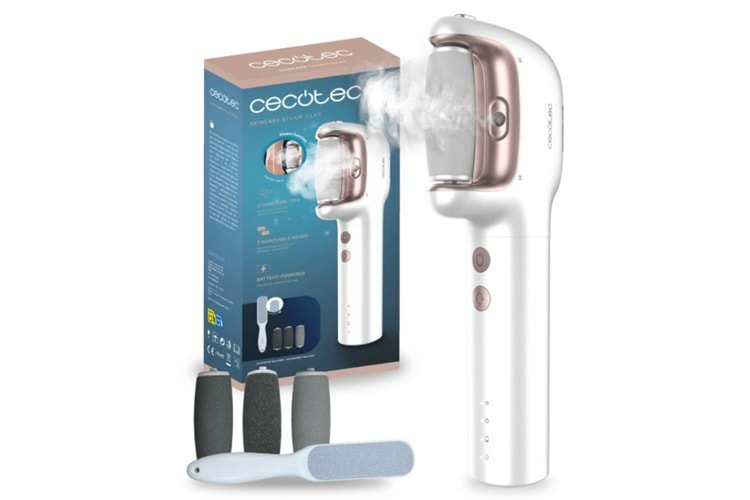 Cecotec Skincare Steam Silky Buharlı Ayak Törpüsü - Profesyonel Ayak Bakımı