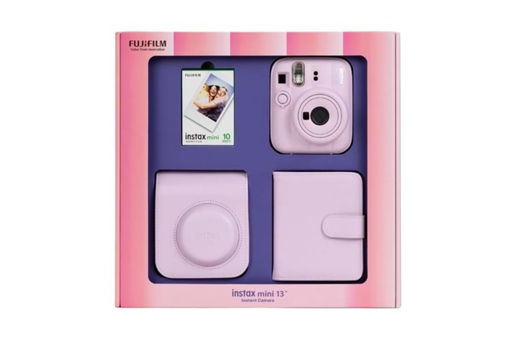 Fujifilm Instax Mini 13 Fotoğraf Makinesi Bundle Box Pembe