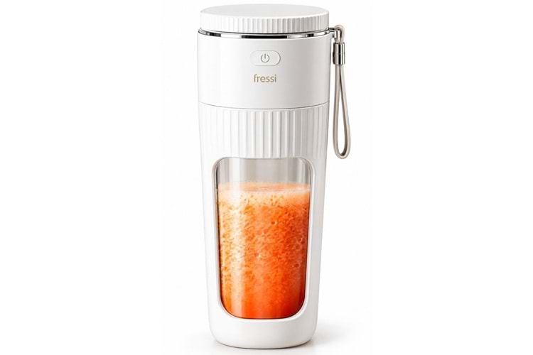 Fressi FR-BL0318 Taşınabilir Şarjlı 350ml Beyaz Smoothie Blender