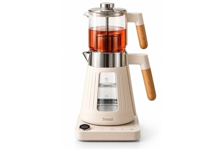 Fressi FR-CM17 Theora Dijital Standlı Cam Krem Çay Makinesi