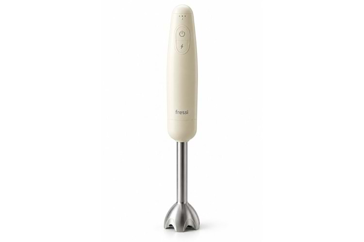 Fressi FR-HB271 Melina Paslanmaz Çelik Bıçaklı Turbo 1000W Krem El Blenderı