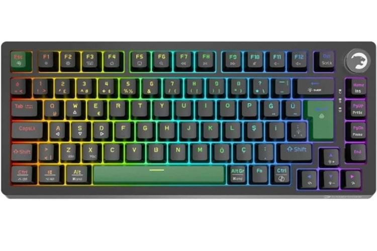 Gamepower Tirus HE80 8K RGB Manyetik Switch Kablolu Gaming Klavye