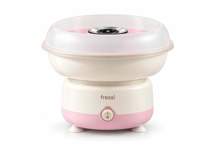 Fressi FR-PM01 CottoFun Çelik Hazneli 500W Pembe Pamuk Şeker Makinesi