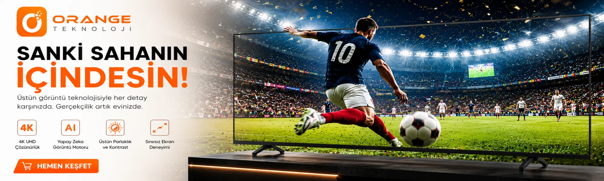 LED, OLED ve QLED TV çeşitleri yan yana sergileniyor
