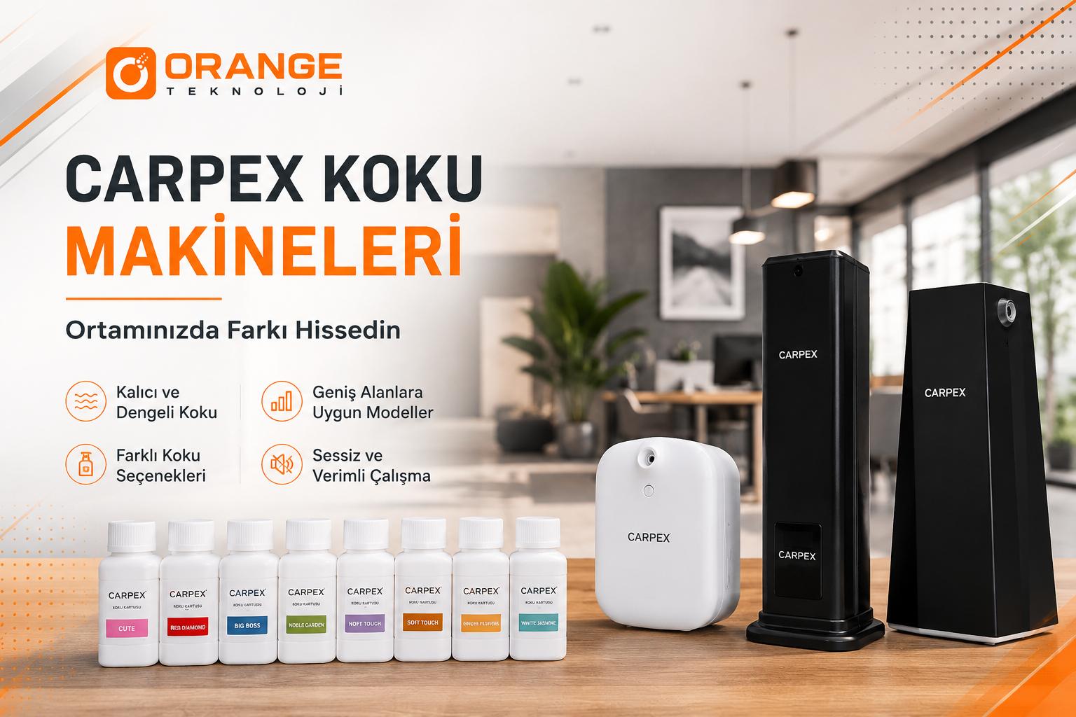 Carpex Koku Makineleri ile Mekânınızda Etkileyici Koku Deneyimi