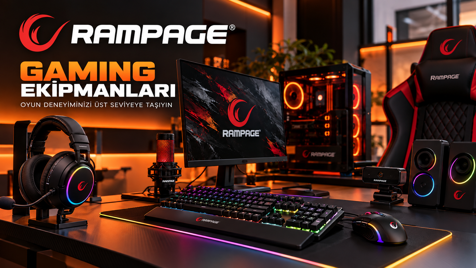 Rampage Gaming Ekipmanları: KKTC ve Gazimağusa’da Oyuncular İçin Gaming Ürünleri Rehberi